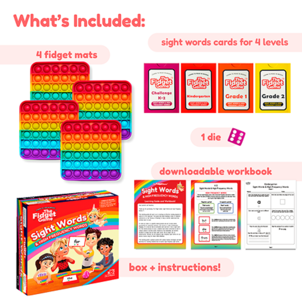 The Fidget Game: Sight Words Edition