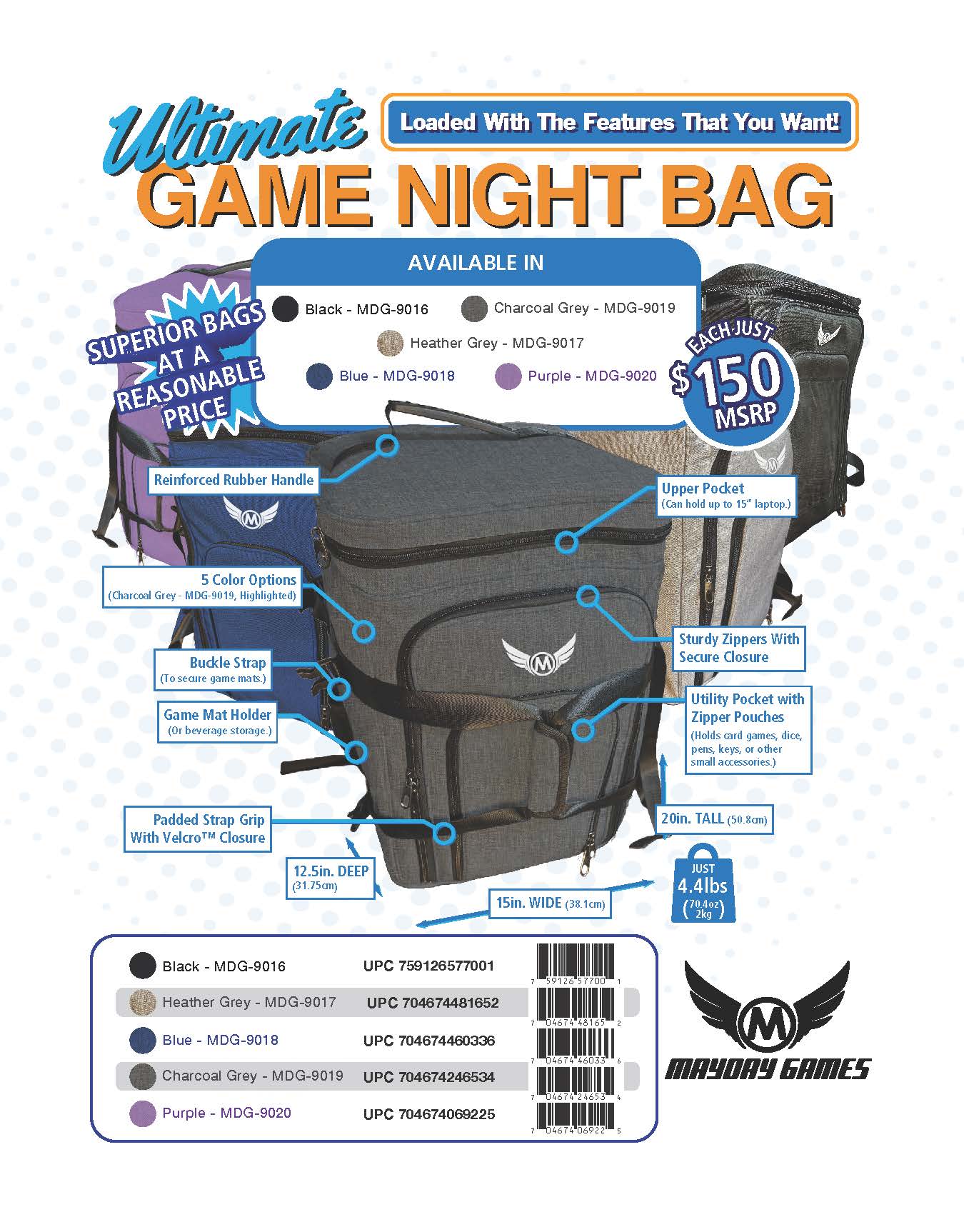 Ultimate Game Night Bag (low stock!)