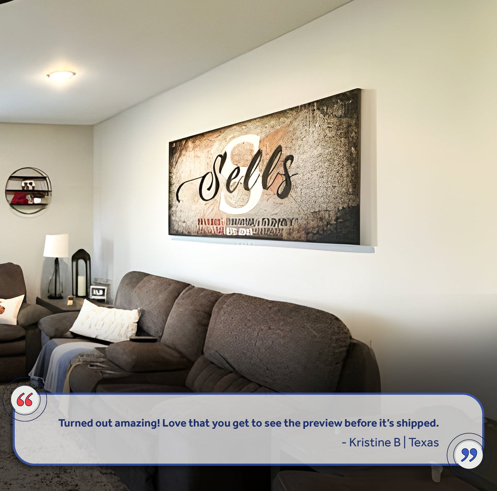 Family Last Name Sign