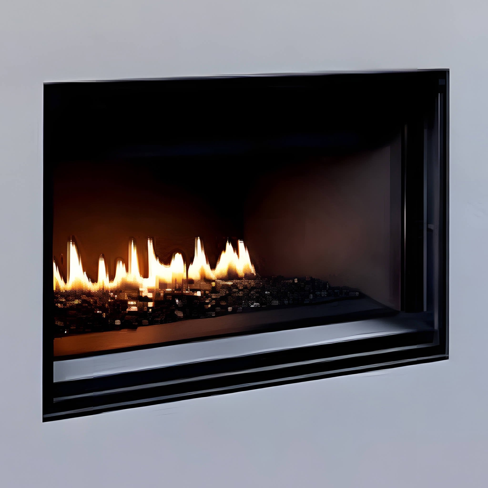 Superior Fireplaces DRL2000 Series 45-Inch Linear Contemporary Direct Vent Natural Gas Fireplace [DRL2045TEN] (SAK44052)