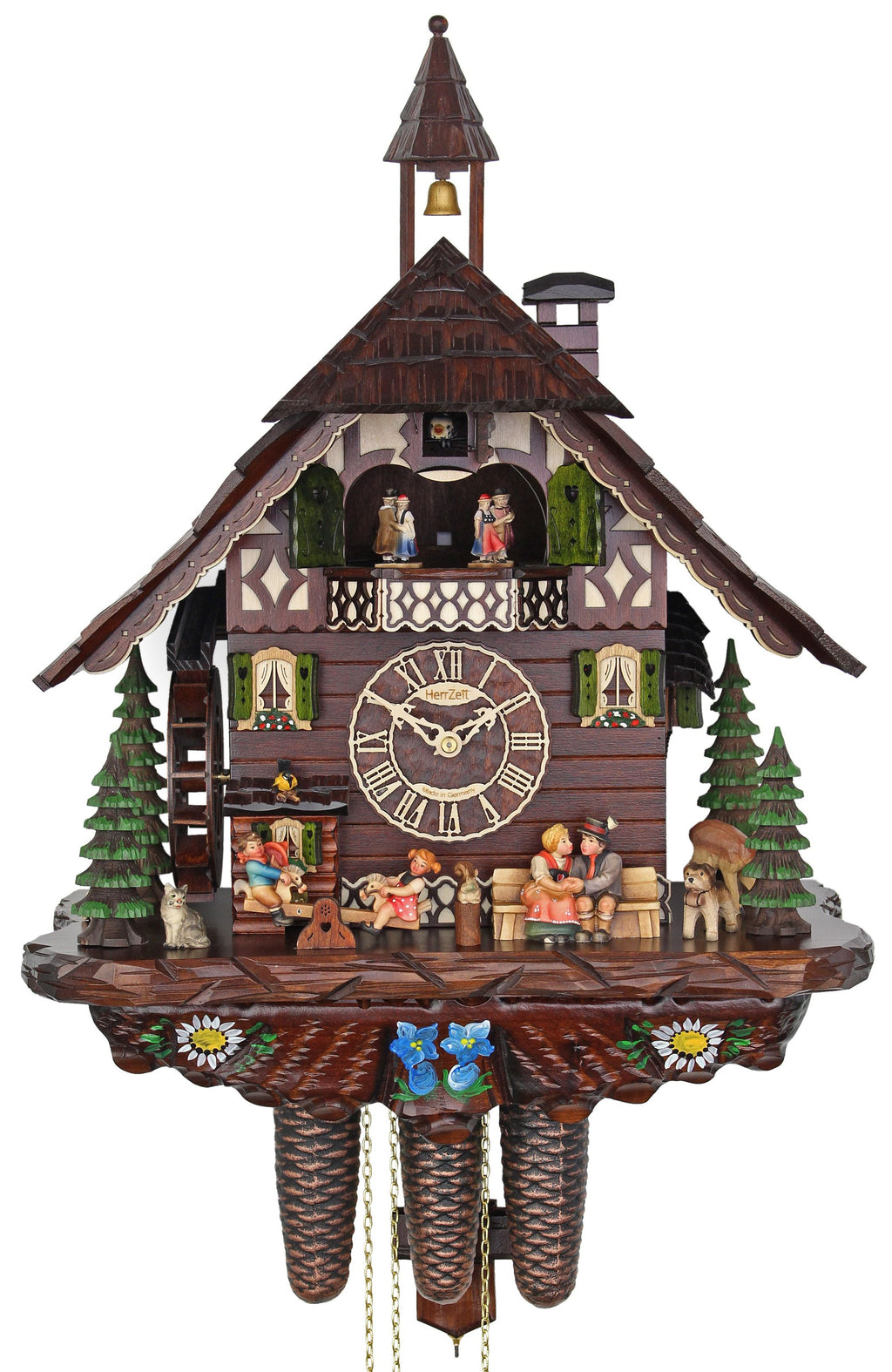 Happy Family - HerrZeit by Adolf Herr Cuckoo Clock